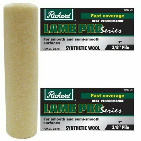 A Richard Tools Co 99104US 9IN ROLLER COVER LAMB PRO - 3/4IN 47365